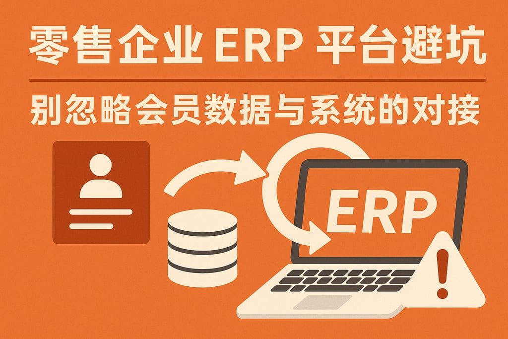 零售企业 ERP 平台避坑：别忽略会员数据与系统的对接